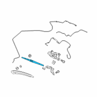 OEM 2013 Ford Focus Rear Blade Diagram - CV6Z-17528-C