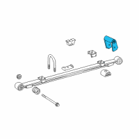 OEM 2009 Dodge Sprinter 2500 SHACKLE-Spring Diagram - 68013793AA