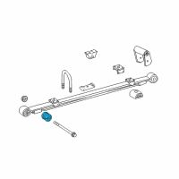 OEM Dodge Sprinter 2500 BUSHING-Spring Diagram - 68013792AA