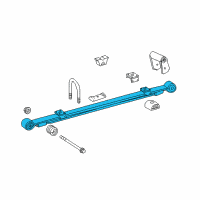 OEM 2007 Dodge Sprinter 2500 Spring-Rear Diagram - 68013784AB