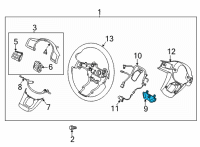 OEM 2021 Kia Sorento Dynamic Damper Assy Diagram - 56170P2000