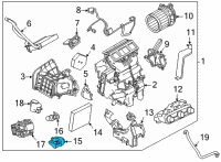 OEM Nissan Versa Actuator Assy-Mode Diagram - 27731-5ED0A