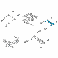 OEM 2018 Hyundai Santa Fe Sport Arm & Bush Assembly-Suspension Upper Diagram - 55100-4Z100