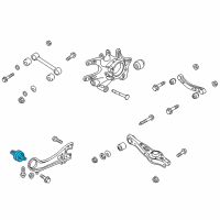 OEM 2019 Hyundai Santa Fe XL Bush-Rear Trailing Arm, LH Diagram - 55274-2W500