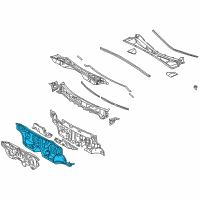 OEM 2006 Lexus RX330 Panel Sub-Assy, Dash Diagram - 55101-0E010