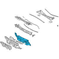 OEM Lexus RX330 Insulator Assy, Dash Panel Diagram - 55210-48063