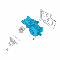 OEM 2015 BMW 328d Water Pump Diagram - 11-51-8-516-204