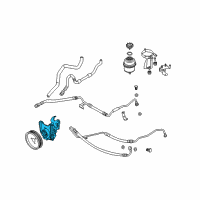 OEM 2006 BMW 525i Power Steering Pump Diagram - 32-41-6-769-766