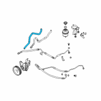 OEM BMW 525xi Active Steering Suction Pipe Diagram - 32-41-6-767-426