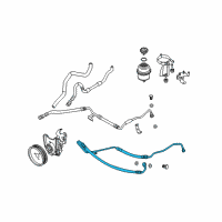 OEM 2006 BMW 525xi Expansion Hose Diagram - 32-41-6-780-500