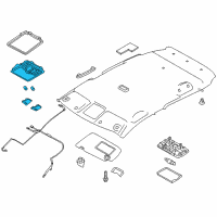 OEM 2011 Nissan Leaf Lamp Assembly Map Diagram - 26430-1LA2A