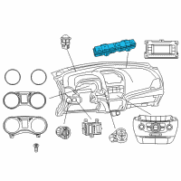 OEM Jeep Switch-5 Gang Diagram - 4602564AK