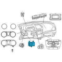 OEM 2012 Dodge Charger Module-Lighting Control Diagram - 4602892AC