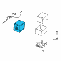 OEM 2009 Jeep Compass Battery-Storage Diagram - BB86F101AA