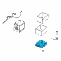 OEM 2017 Jeep Compass Tray-Battery Diagram - 5115730AH