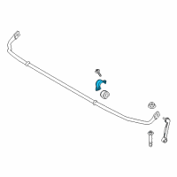 OEM 2018 BMW X3 Stabilizer Support Diagram - 33-55-6-865-707