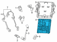 OEM Chevrolet Express 2500 ECM Diagram - 12711867