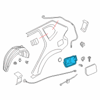 OEM 2013 BMW X3 Cover Pot Diagram - 51-17-7-213-035