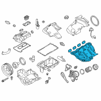 OEM 2017 BMW X3 Intake Manifold System Diagram - 11-61-7-588-126