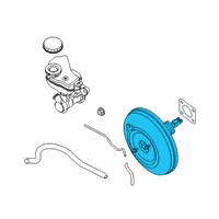 OEM 2015 Nissan Altima Booster Assy-Brake Diagram - 47210-3TA0A