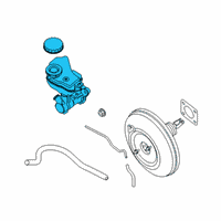 OEM 2017 Nissan Altima Cylinder Brake Master Diagram - 46010-3TA0B