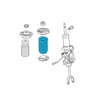 OEM 2010 BMW 750i xDrive Front Coil Spring Diagram - 31-33-6-858-424