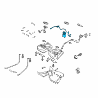 OEM 2008 Ford Mustang Fuel Pump Diagram - AR3Z-9H307-B