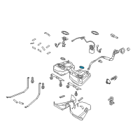 OEM Ford Mustang Fuel Sender Unit Gasket Diagram - 3S4Z-9276-AA