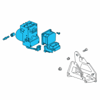 OEM 2005 Buick Rendezvous Brake Pressure Modulator Valve Assembly (W/ Electronic Brake Diagram - 10333414