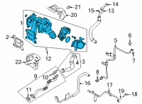 OEM Hyundai Santa Fe TURBOCHARGER Diagram - 28231-2MHB0