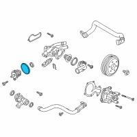 OEM 2015 Ford Focus Thermostat O-Ring Diagram - -W715778-S300