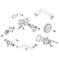 OEM 2019 Ford EcoSport Water Outlet O-Ring Diagram - -W715776-S300