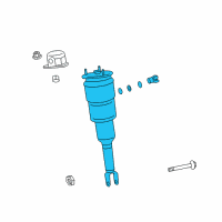 OEM Lexus LS600h Cylinder Assembly, Pneumatic Diagram - 48010-50321