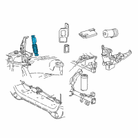 OEM Lincoln Ride Height Sensor Diagram - 1U6Z5359AA