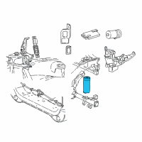 OEM Lincoln Blackwood Spring Assembly Diagram - 3U2Z-5580-EA