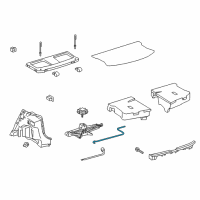 OEM 2019 Toyota Prius C Handle Diagram - 09113-52060