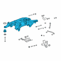 OEM GMC Acadia Suspension Crossmember Diagram - 23234877