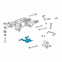 OEM 2010 Buick Enclave Lower Control Arm Diagram - 22915856