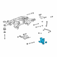 OEM 2015 Chevrolet Traverse Knuckle Diagram - 23400078