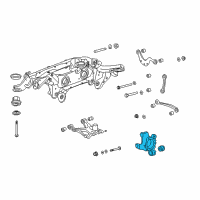 OEM 2010 Chevrolet Traverse Knuckle Diagram - 23400078