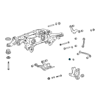 OEM GMC Sierra 2500 HD Classic Motor Nut Diagram - 11516078