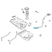 OEM 2014 Ford Fusion Filler Hose Diagram - DG9Z-9047-B