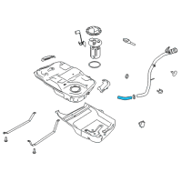 OEM Lincoln Filler Hose Diagram - DG9Z-9047-B