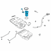 OEM 2020 Lincoln MKZ Fuel Pump Diagram - EG9Z-9H307-D