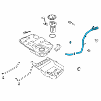 OEM Lincoln Filler Pipe Diagram - HG9Z-9034-B