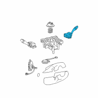 OEM 2004 Hyundai Santa Fe Switch Assembly-Wiper & Washer Diagram - 93420-26110