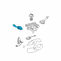 OEM Hyundai Santa Fe Switch Assembly-Lighting & Turn Signal Diagram - 93410-26000