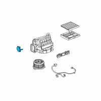 OEM Lexus GS400 Damper Servo Sub Assembly Diagram - 87106-30390