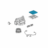 OEM Lexus SC300 Air Refiner Element Diagram - 87139-48030