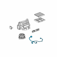 OEM 2002 Lexus GS430 Harness Sub-Assy, Wiring Air Conditioner, No.2 Diagram - 88608-3A030